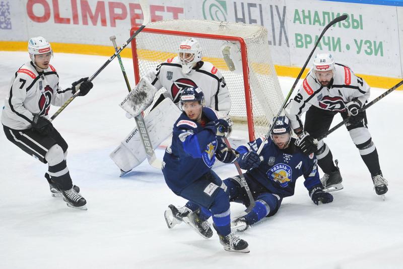 ХК «Рязань-ВДВ» одолел «Рубин» в пятом матче плей-офф